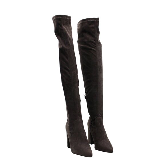 Womens Steve Madden Block Heel Over-the-Knee Boots - Picture 1 of 7